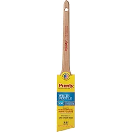 Pinpoint 24415 1.50 in. White Adjutant Angular Brush - White - 1-1/2 in. PI3577497